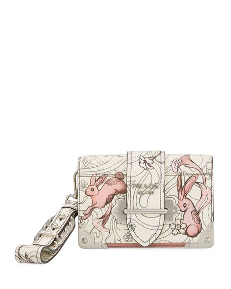 Prada Small Bunny Print Cahier 